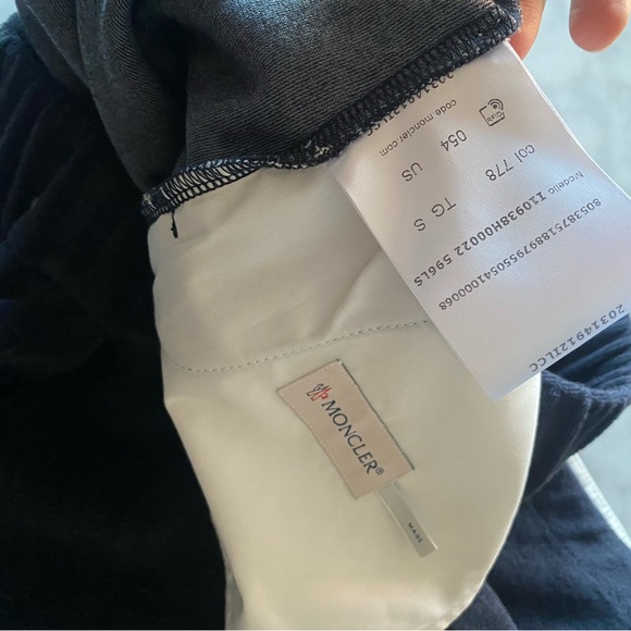 Authentic NWT Moncler Terry Swim Cover Up Shorts - Picture 7 of 9